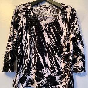 Tanjay Black & White Top